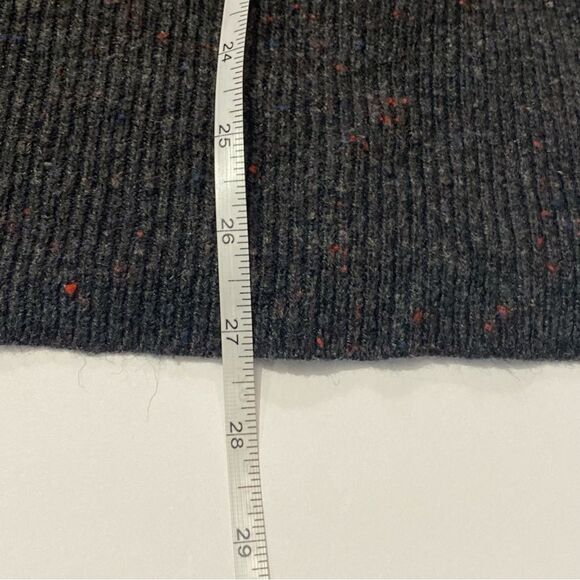 Madewell Black W/ Red Specks Wool Blend Open Front Cardigan Women's Size XXS - Picture 11 of 12